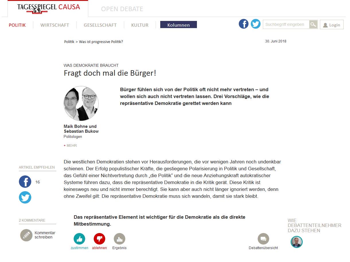 Raikeschwertner Die Reprasentative Demokratie Muss Sich Wandeln Damit Sie Stark Bleibt Was Dies Fur Unseren Dialog Experten Dr Maik Bohne Infos T Co 4nqktx2n7h Heisst Liest Man Im esspiegel T Co Rrn2czz4xy
