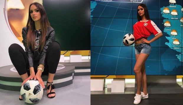 LaButacaDeLeo's tweet photo. Instagram viral: Sara Damnjanovic, ella es la conductora de TV que sorprende por su talento para dar patadas al balón.
#LaButacaDeLeo #InstagramViral #ConductoraTV #SaraDamnjanovic https://t.co/M5F7hJQPXQ