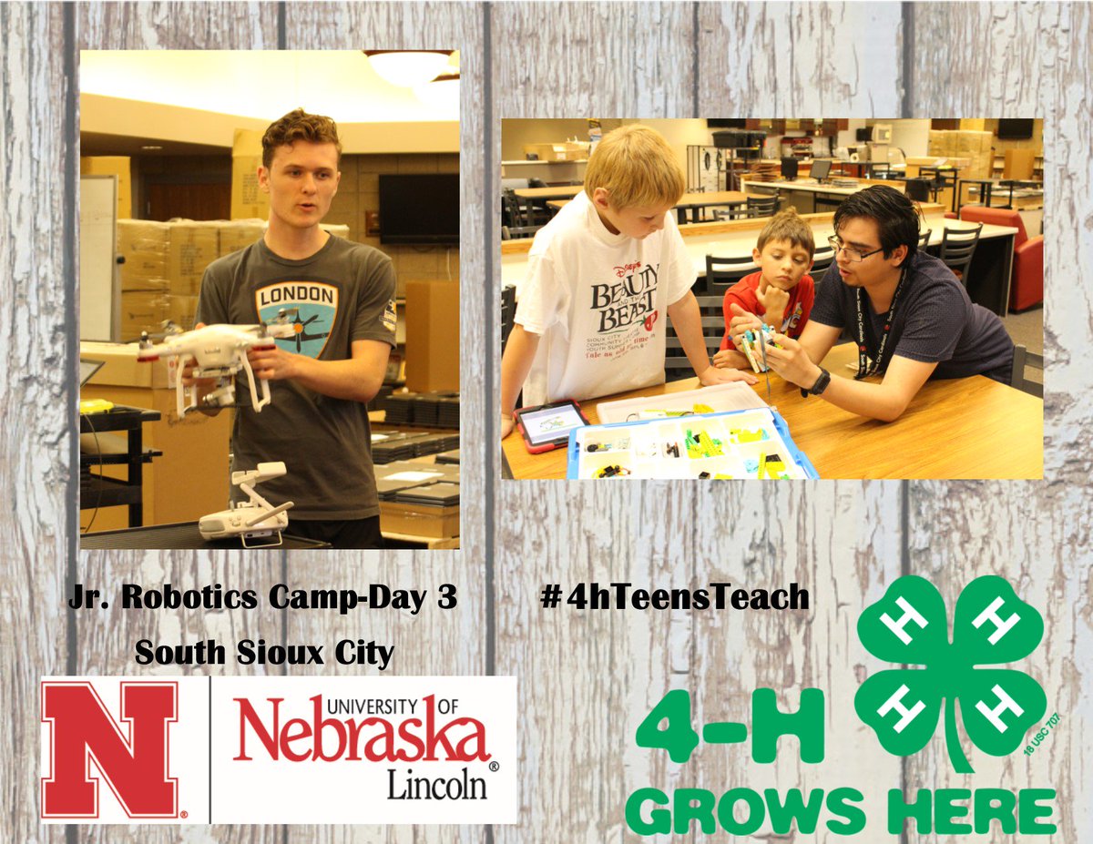 angelaabts's tweet photo. Highlights from Jr. Robot Camp held at in SSC last week.  @ssctech @Nebraska4H @NEEXT4HDIXON @NEDakota4HExt #4hteensteach #4hgrowshere https://t.co/gHJcUv3Spw