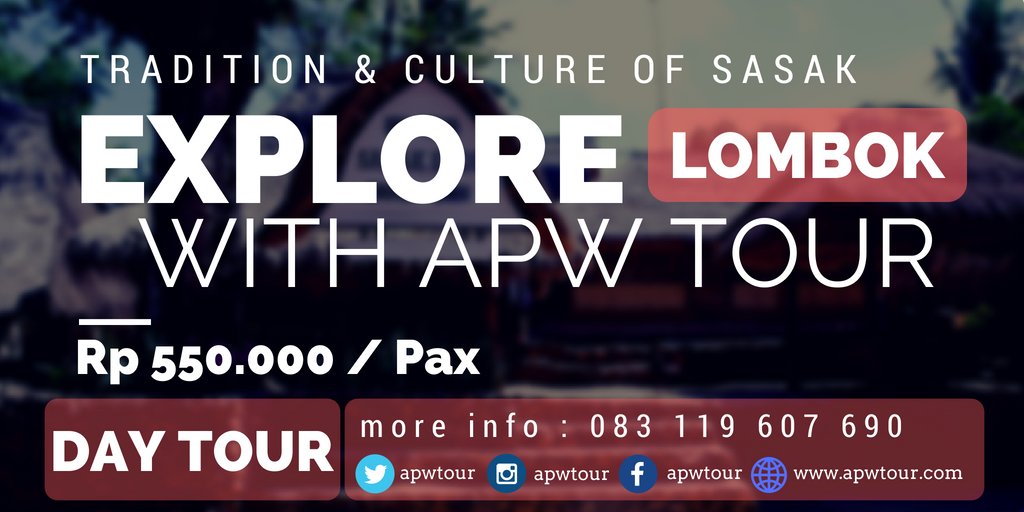 apwtour's tweet photo. Selmat siang guys, yuk yang mau liburan ke lombok, monggo pesan paket day tour dari kami. jeljahi budaya dan adat sasak Lombok bersama kami. Kami tunggu di Lombok ya!

#gilitour #apwtour #lombok #gilitrawangan #travelling #giliair #holidays #liburanlombok #lomboktourpackage https://t.co/UsubhXya5v