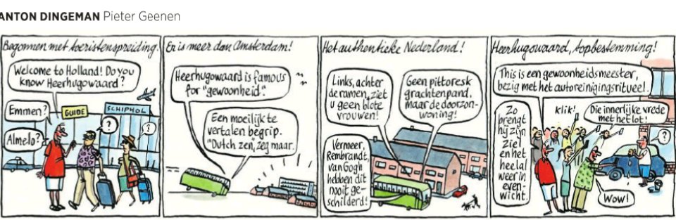 DingemanAnton's tweet photo. Begonnen met toeristenspreiding.
"Welcome to Holland! Do you know Heerhugowaard?"

Dingeman in @Trouw https://t.co/ZfJWj8pbtT