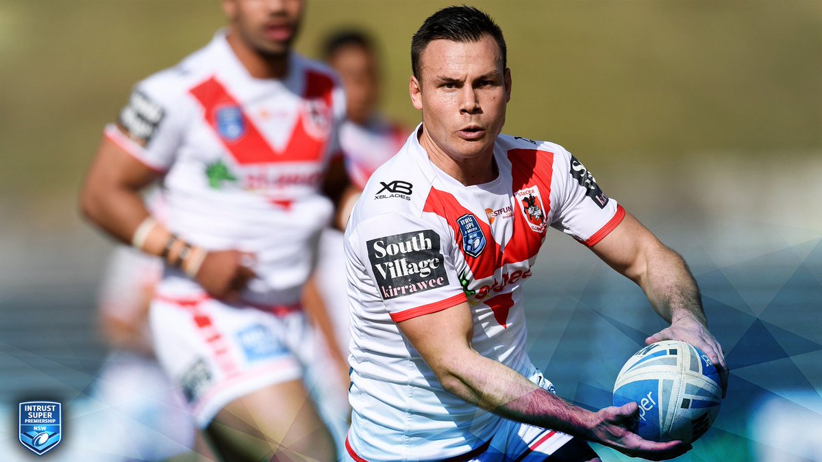 NSWCup's tweet photo. DEBUTANT WATCH | There's no-one more deserving of a first-grade debut than Darren Nicholls, and the Dragons halfback finally gets his chance this Thursday night.

📝 https://t.co/Pjs3Fkpsl0 https://t.co/HqLhZoPMlv