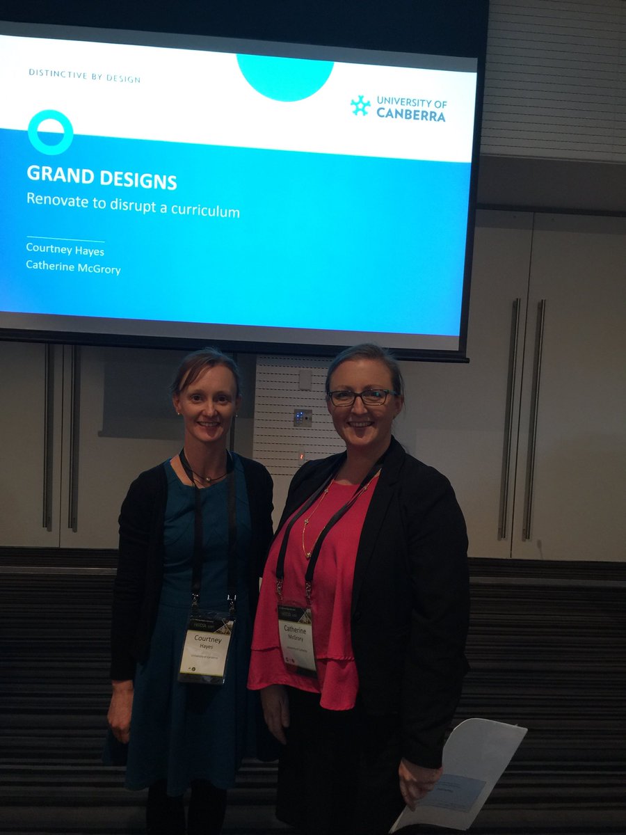 #herdsa2018  my lovely buddies Courtney and Catherine doing their presentation today! 🤓