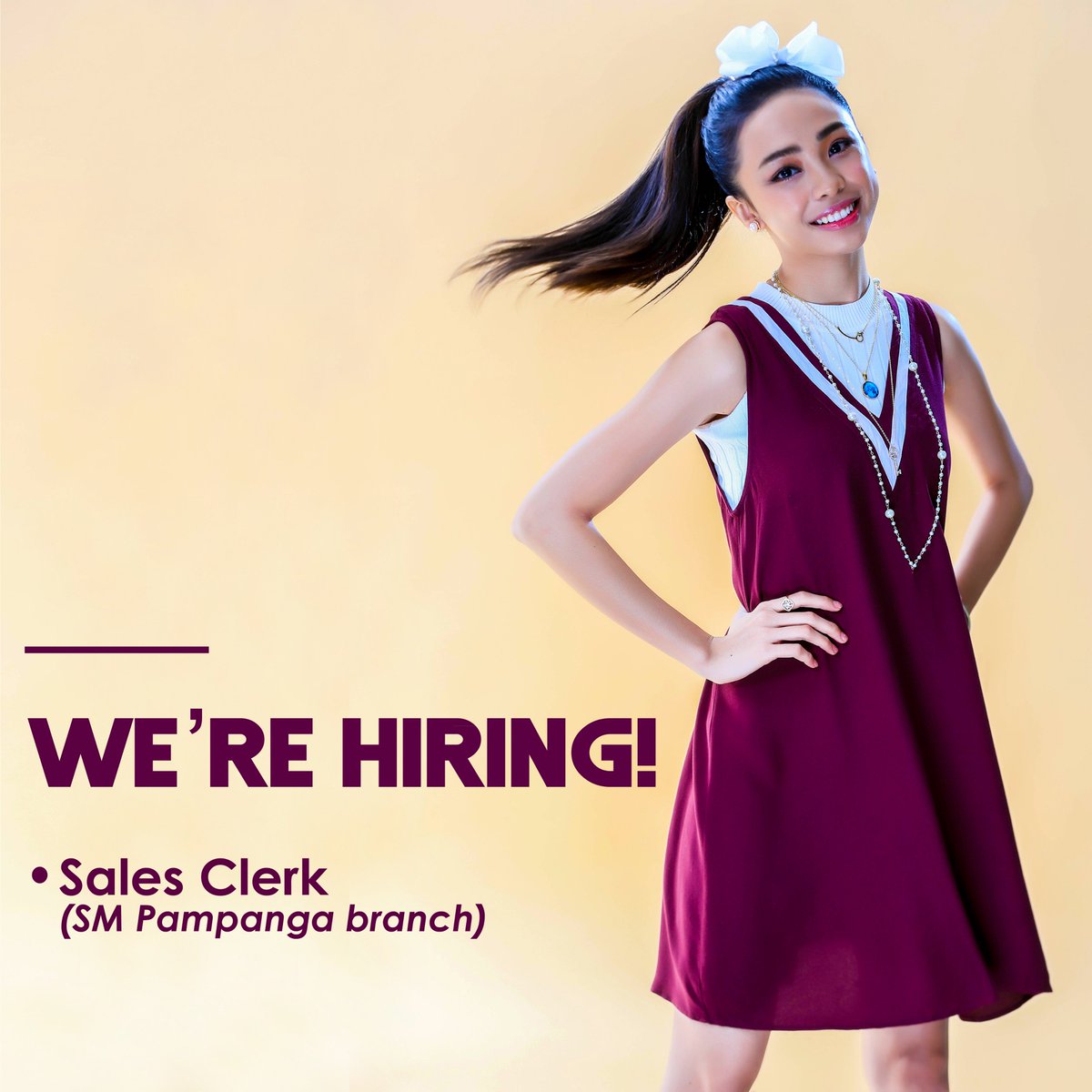 Urgent Hiring! 

Applicants may submit applications to hrkalininc@yahoo.com or directly contact our HR department at 727-3227/ 532-6698 for more details.

Thank you! ^_^
