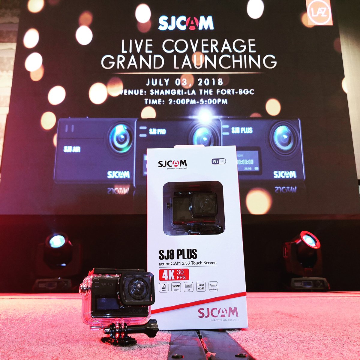TeknoGadyet's tweet photo. SJCAM SJ8 Plus w/ 4K Video Recording launching in a bit here at Shangri-la at the Fort!
Available now at Lazada for Php9,500!
#SJCAMxShangrila #SJCAM #SJCAMPH #SJCAMSJ8Plus #SJ8Plus #LuckyHR #ActionCam
@SJCAM_Official @LazadaPH https://t.co/jXqhsQhiWj