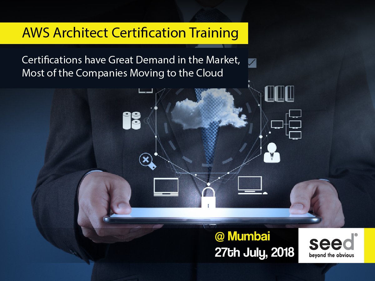 seed_workshops's tweet image. AWS Architect Certification Training Courses In Mumbai,Pune. Apply Now: goo.gl/qs7Uq1
=> Certification have great demand in the market,most of the companies moving to the cloud
#solutionsarchitect, #whatiscloudcomputing, #ec2tutorial, #awsvideotutorial, #cloudcomputing