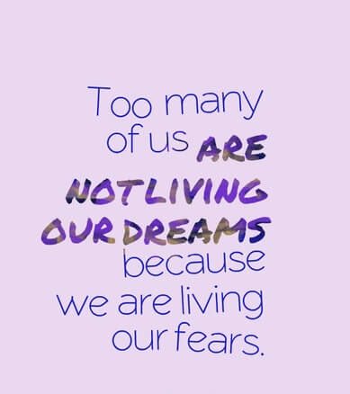 IndiDeol's tweet photo. Too many of us are not living our dreams because we are living our fears. This needs to change.

#Entrepreneur #DreamBig #startup https://t.co/e1u5SIMwcO