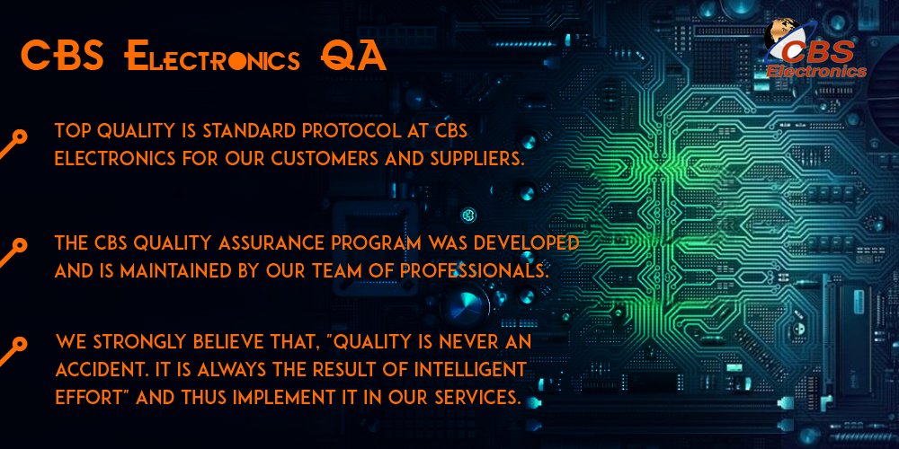cbspcb's tweet image. The virtue of delivering “Quality” is @cbspcb&apos;s vision for customer excellence.
Our QA Program - bit.ly/2ksBUyC #pcbdesign #Electronics