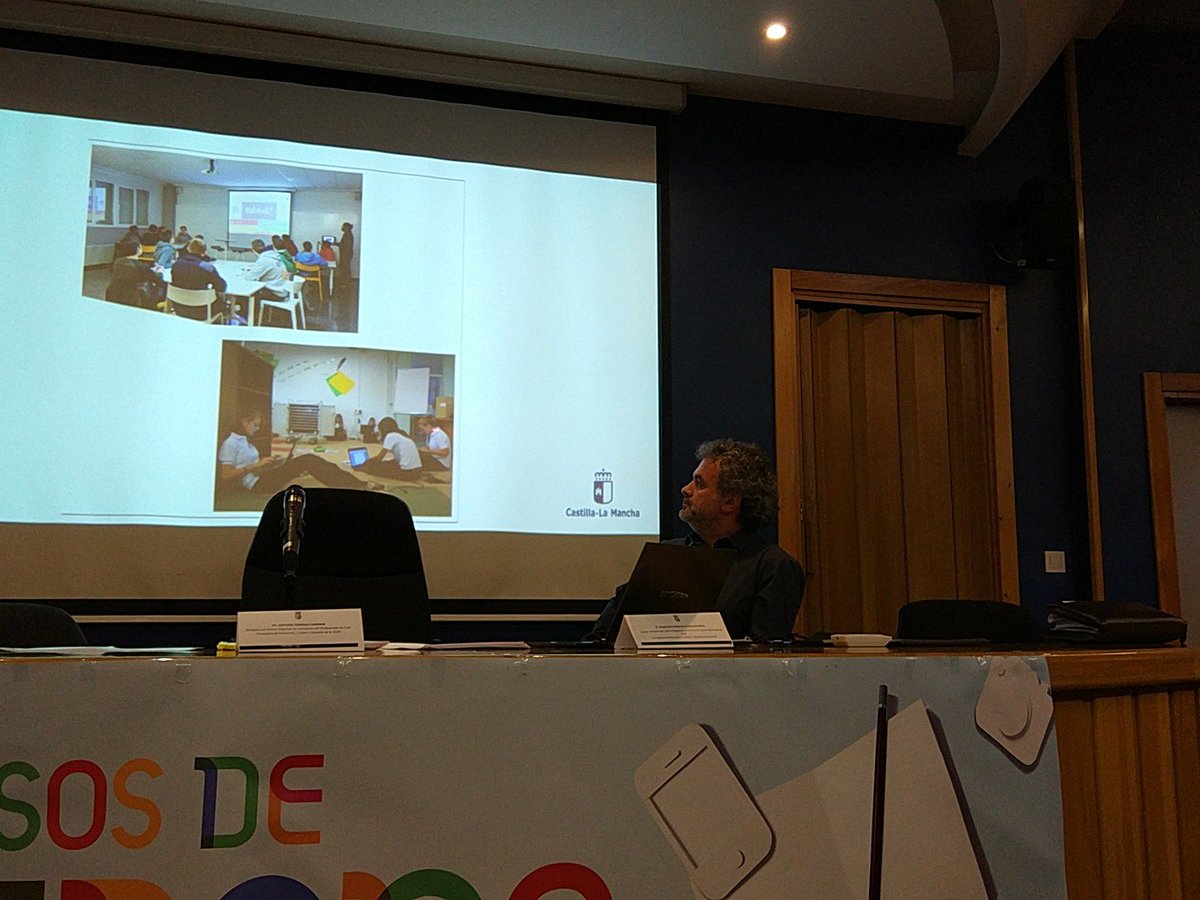 ivarea's tweet image. Segunda jornada de #CursosDeVerano #InformáticaParaTodos #Informatics4all @uclm_es con Virtudes Pardillo y Fco. Perezagua del @CRFPCLM en @esiiab @Educacion_Ab