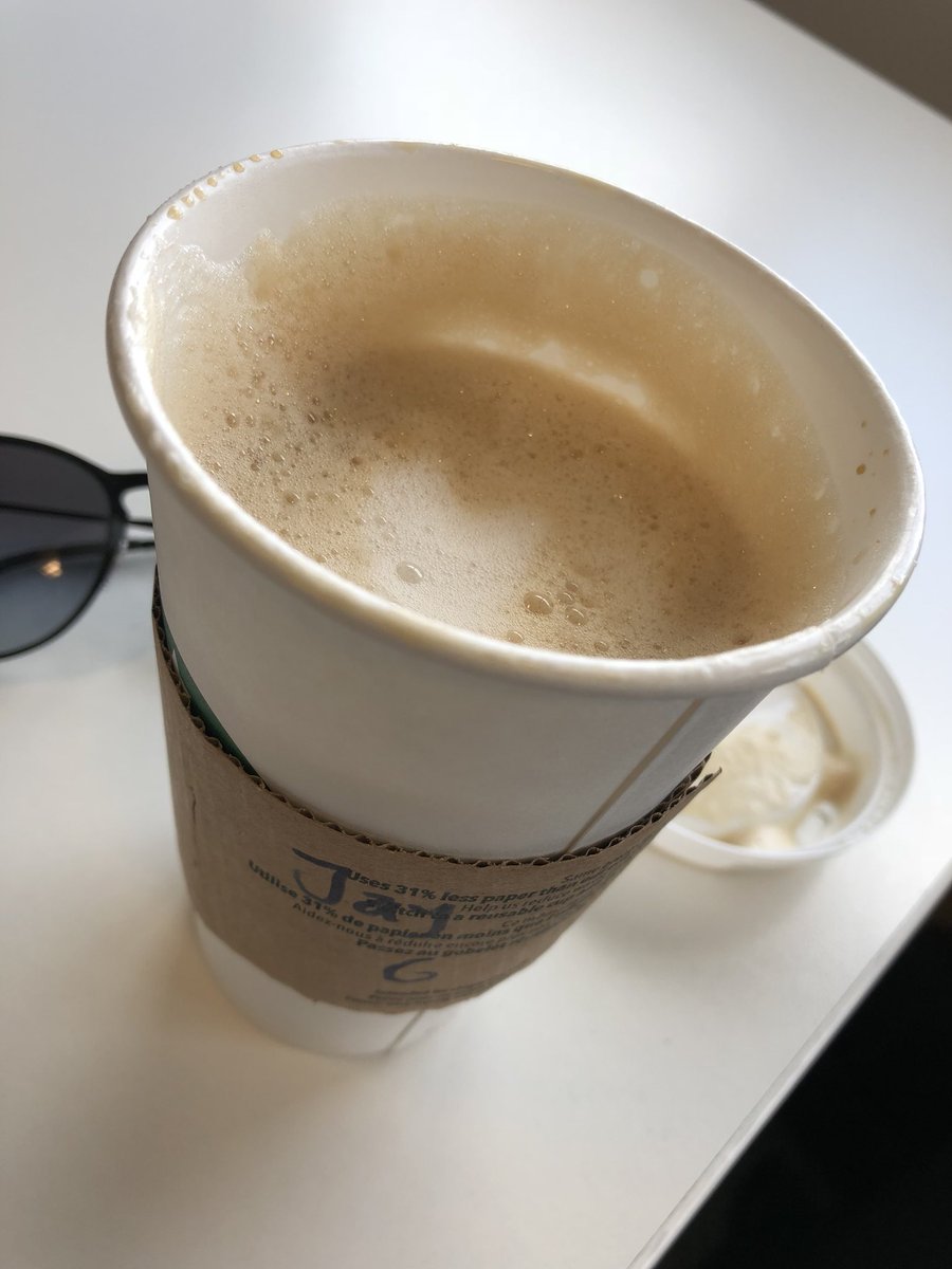 JAY35H's tweet image. When you get your morning coffee &amp;amp; it’s not even full - come on @StarbucksUK sort it out! #CoffeeProblems