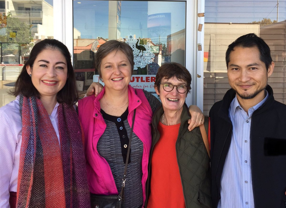 Katie (Physio), Marian (GP) & I  (Pharmacist) met with our local MP this morn about #refugees and #peopleseekingasylum You should too. Lots of resources avail from @ASRC1 #closethecamps #bringthemhere #fairprocess #dignitynotdestitution Thank u @terrimbutler @AustralianLabor
