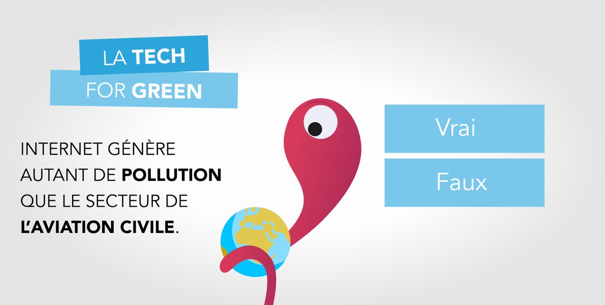 Vrai ou Faux ? Pour le savoir, rdv sur #NoImpactMOOC !
INSCRIPTION GRATUITE ➡️ bit.ly/2IwUGyy 
#GreenTech #TechForGood #NIW2018