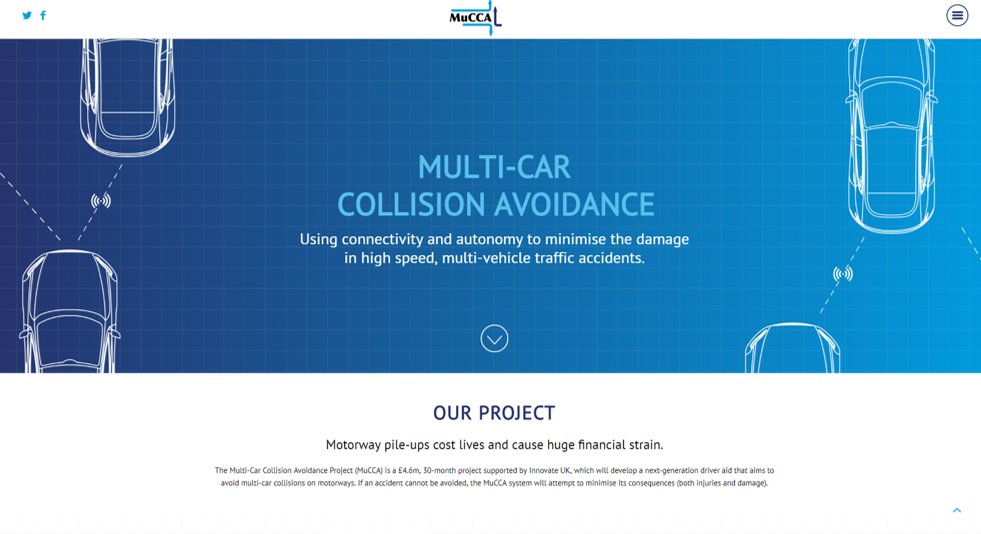 MuCCAProject's tweet photo. Check out our new website! The #MuCCAProject will develop a next-generation driver aid to avoid multi-car collisions on motorways https://t.co/FfC3D25fL4 

@ApplusIDIADA @SBDAutomotive    @westfieldcars @CranfieldUni @TSCatapult  @innovateuk  @ccavgovuk @transportgovuk https://t.co/KbpSFM35FG