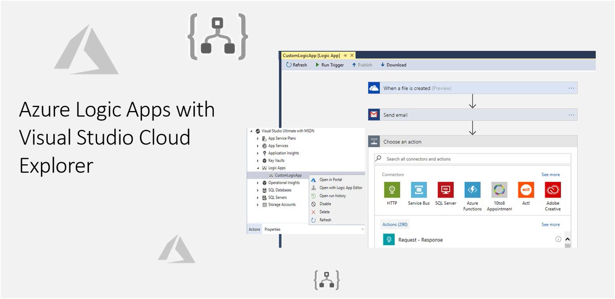Azure Weekly (@azureweekly) on Twitter photo #Azure Logic Apps with Visual Studio Cloud Explorer from <a href="/AbhijitJana/">Abhijit Jana</a> buff.ly/2J81hUY #visualstudio #Azure Logic Apps with Visual Studio Cloud Explorer from <a href="/AbhijitJana/">Abhijit Jana</a> buff.ly/2J81hUY #visualstudio