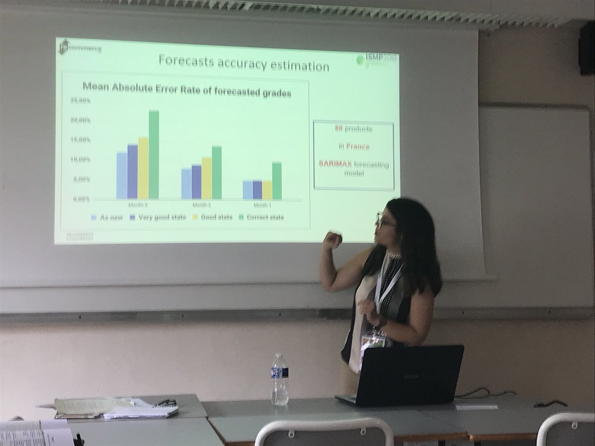 Price Forecasting with machine Learning algorithms for Recommerce avtivities by Yesmine Rouis #recommerce #forecast #machinelearning <a href="/yesmine_rouis/">Yesmine Rouis</a> #ismp2018 <a href="/ismp2018/">ismp2018</a> #bordeaux #bigdata #ia #ai