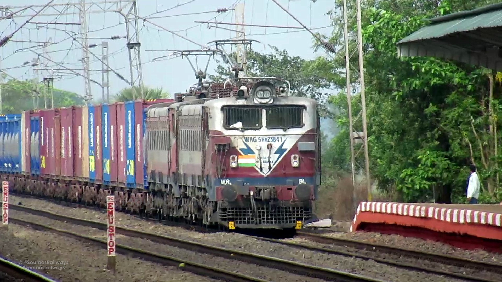 Soumo s Railways on X Video link https t POAzaMqCVu Lovely Gujarati WAG5 HP BarbieDoll livery visits to SERZone with a freighttrain skips NPMR Railwaystation. SoumosRailways Gujarati NarendraModi ...