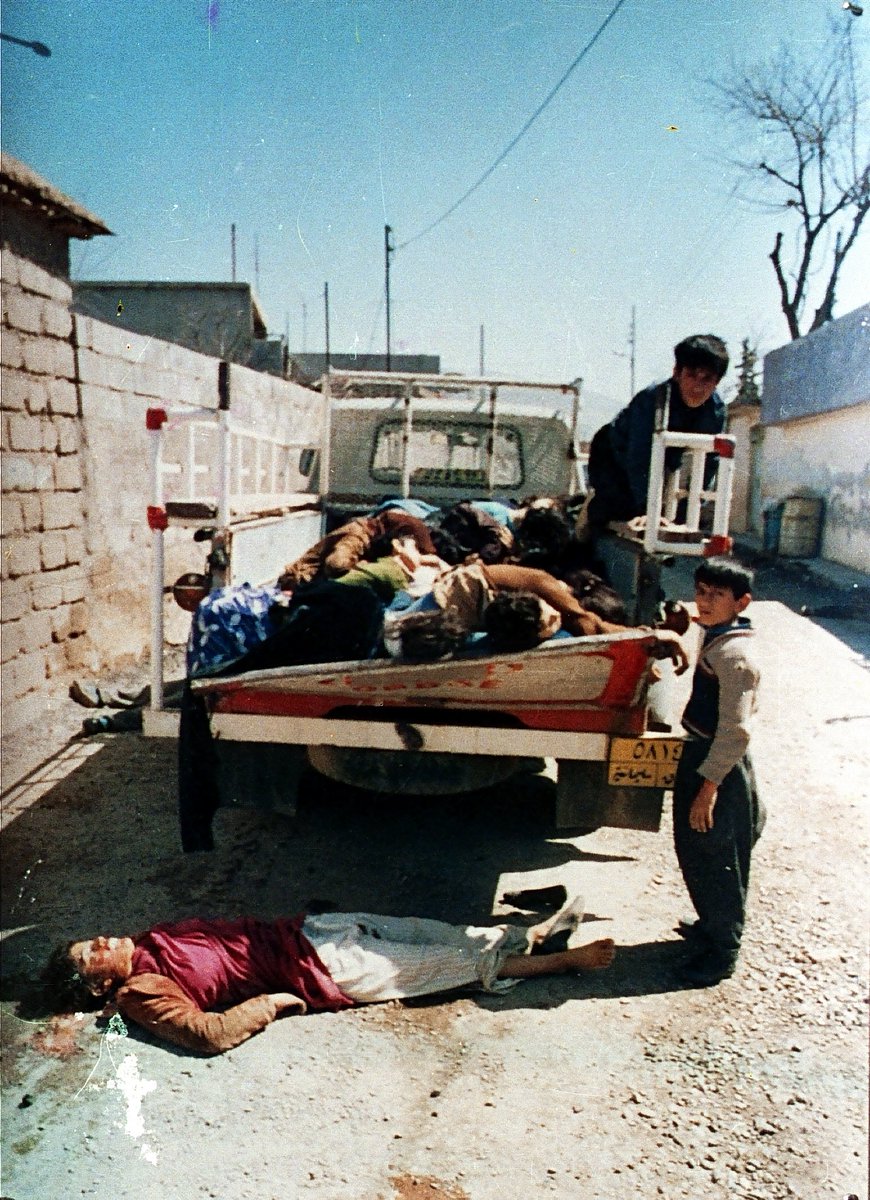 HalabjaJustice's tweet photo. #killing 5000 men,women and children by #chemical #Weapon which was provided for Saddam Hussein by #German, #French, #dutch .. etc corporations and their managers, #nowdays the conspirators are still in business and more powerful than ever, 
#Justice4Halabja #Tui https://t.co/Sg2rTzbA33