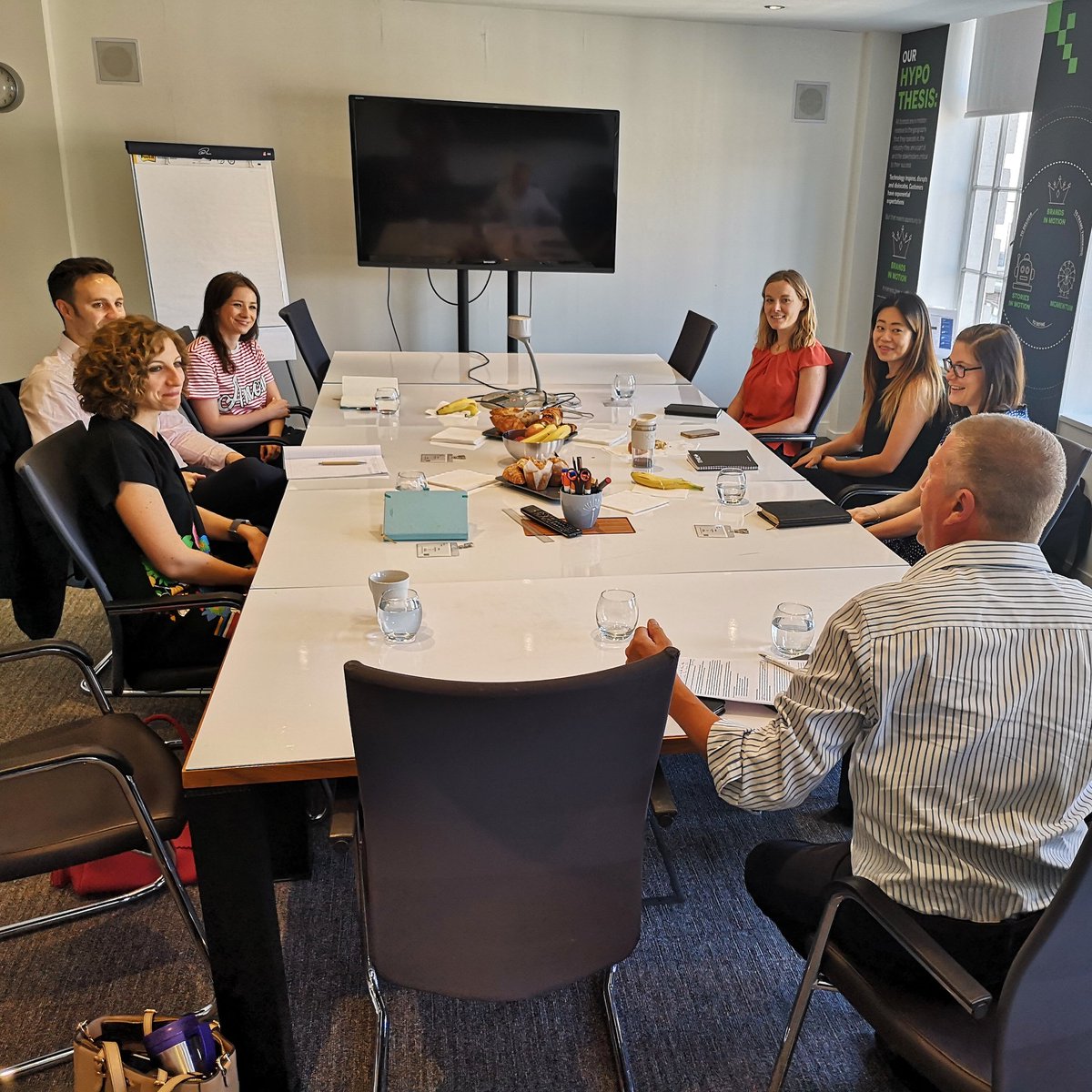 PRCA_HQ's tweet photo. We're kicking off this morning with an open surgery session for tech agency account directors at @WE_UK. #PRCATech https://t.co/gqE9cagqdY