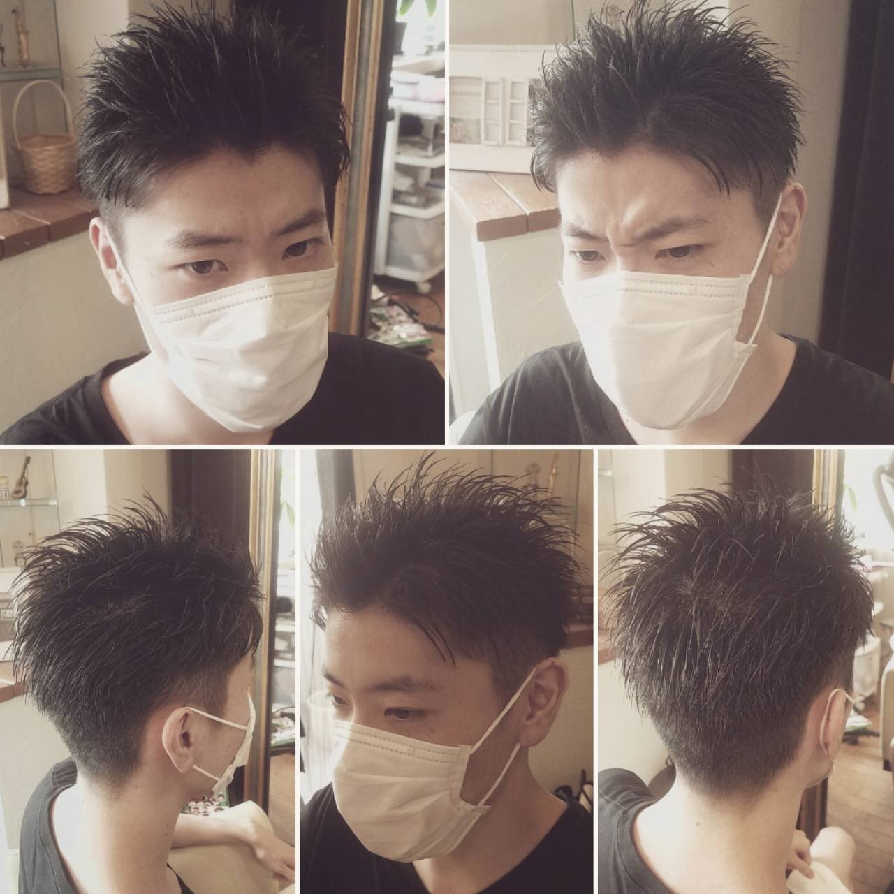 はんじょう B Kzoが髪切ってくれた 本当にかっこよくしてもらえたぜ 嬉しすぎてめっちゃ笑顔で写真撮られちゃった ありがとう