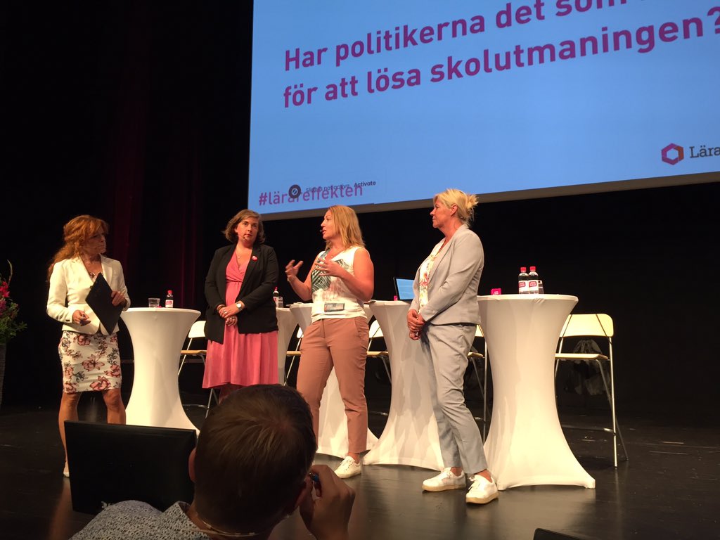 Nu debatt på temat #lärareffekten ! Har politikerna det som krävs för att lösa skolutmaningen? Följ på fb: 
facebook.com/lararforbundet…