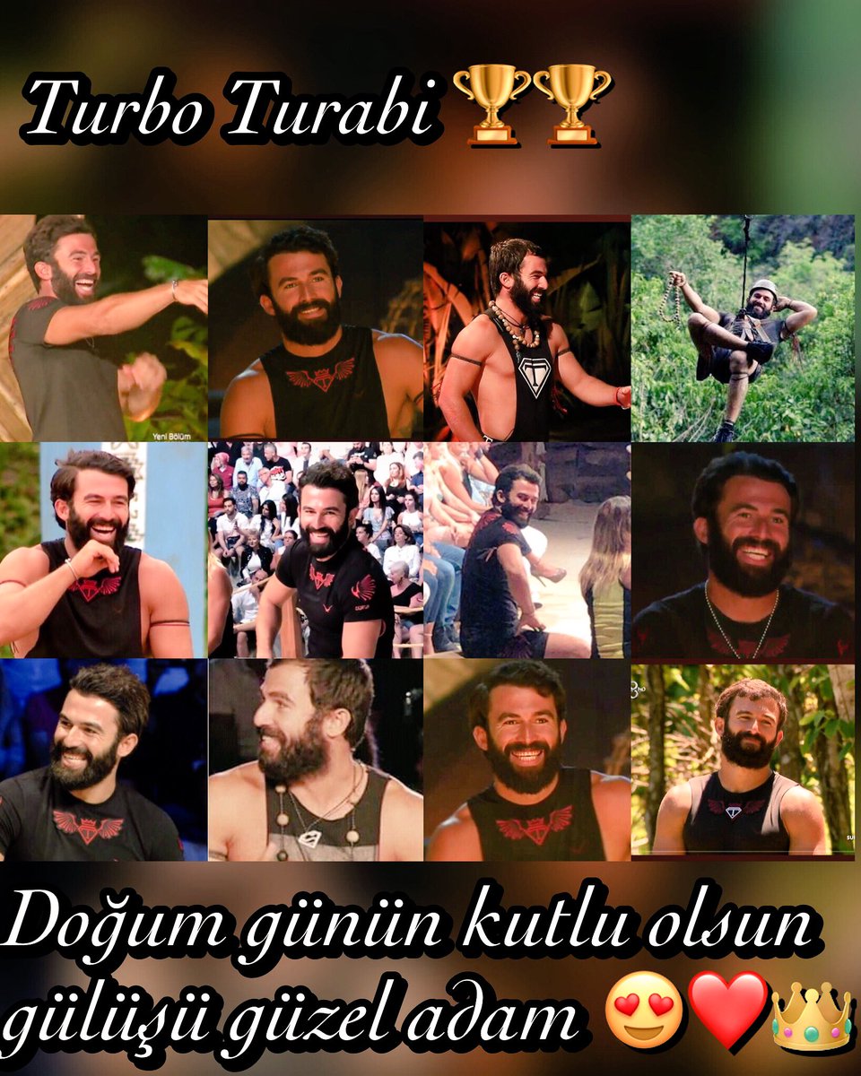 Turbo Turabi 👑❤️ (@turbotu47958030) on Twitter photo İyi ki doğdun iyi ki varsın şampiyon 🎂❤️ Sen hep mutlu ol gülüşü güzel adam 💕 <a href="/turabicamkiran/">TURBO TURABİ</a> İyi ki doğdun iyi ki varsın şampiyon 🎂❤️ Sen hep mutlu ol gülüşü güzel adam 💕 <a href="/turabicamkiran/">TURBO TURABİ</a>