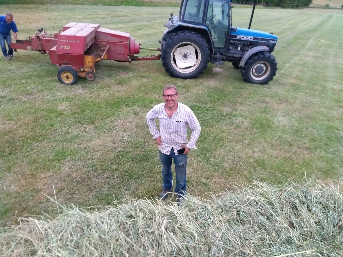 Bit of 'Old School' haymaking at the weekend....