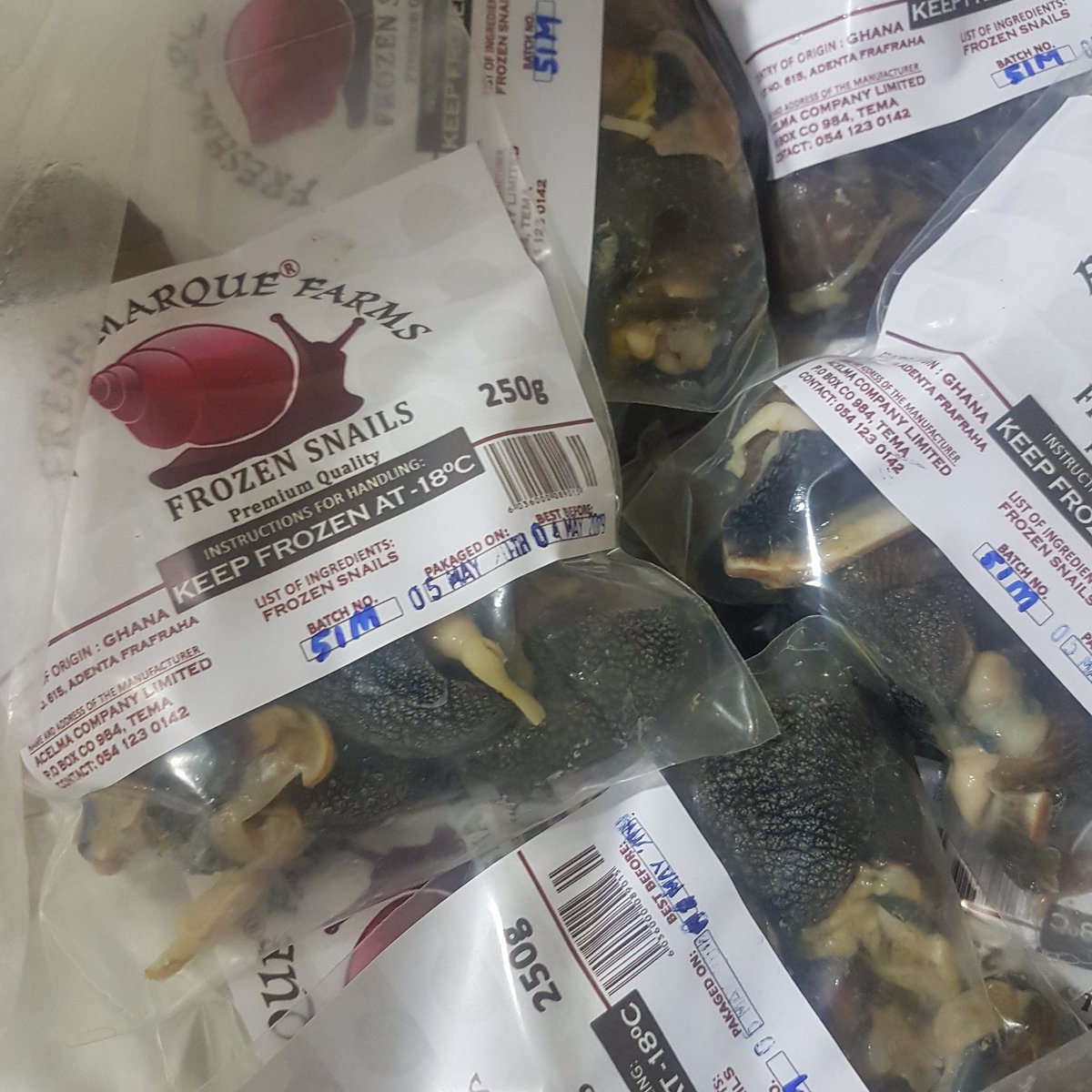 FreshmarqueFarm's tweet photo. Buy FDA certified #packagedsnails from @FreshmarqueFarm.This is how we ensure that we are moving forward #CitiCBS,#CitiNewsroom,@benkoku
@MarketExpressGH,@jaarno_ghana ,@eDwaaso https://t.co/rG63xDSPIK