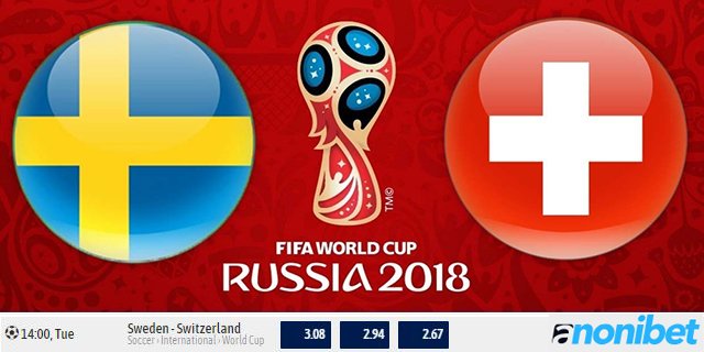 Two Europeans compete to reach to the #QuarterFinals at #WorldCup Will it be #Sweden or  #Switzerland , chose your side and place your bets now! anonibet.com/sports  #SwedenSwitzerland  #FIFAWorldCup #WorldCup2018