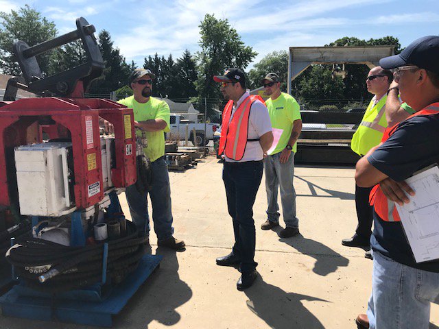 Mabey Inc. hosts pre-construction meetings with clients to ensure that they know how to properly install our engineered solutions. Discussing techniques for equipment installation with on-site technicians, helps contractors to finish projects more quickly, safely and efficiently.