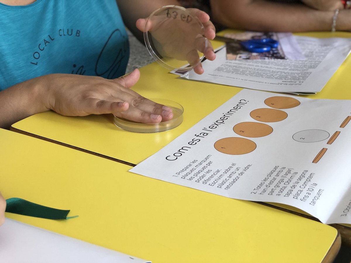 jesuitesinnova's tweet photo. A la #JEPIN els projectes científics aproximen els infants a la ciència a través del pensar, experimentar i comunicar. Avui en el #JEforum18 comprovem si ens hem de rentar les mans abans de menjar @JesuitesEdu https://t.co/9GCnvitxdX