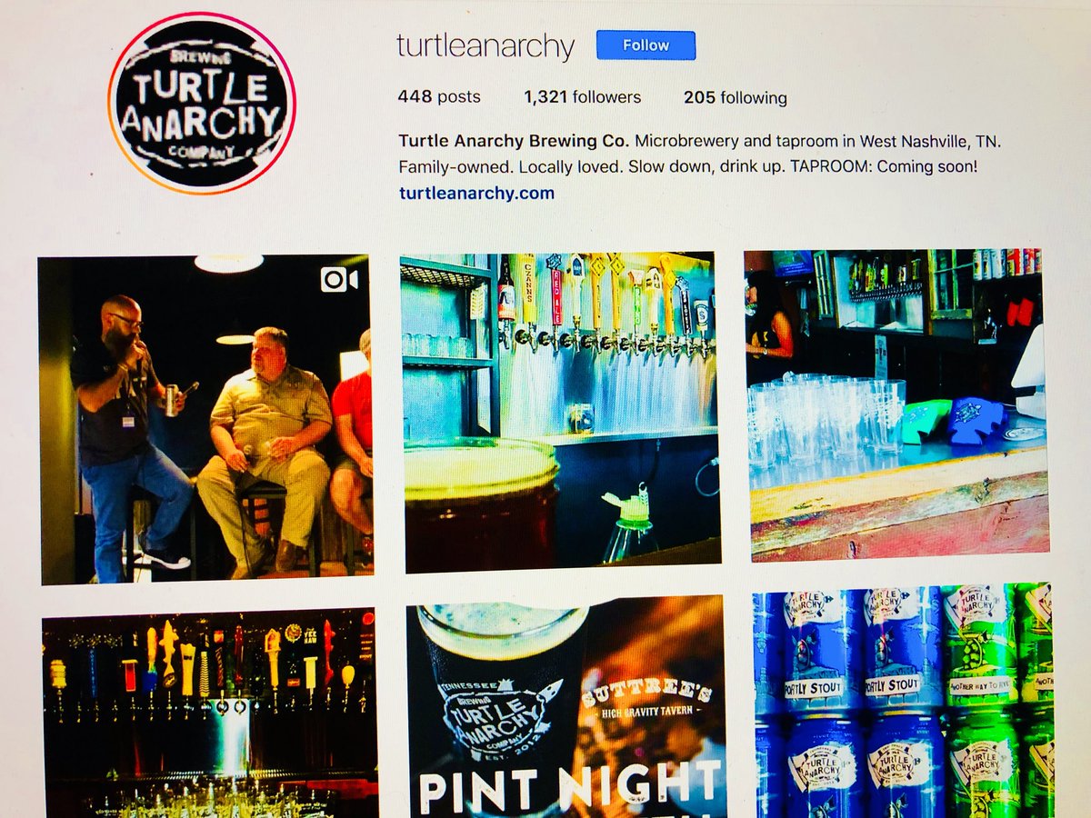We are BACK on Instagram. Hit us with a follow and check out the update on our taproom timeline in the top post! instagram.com/turtleanarchy