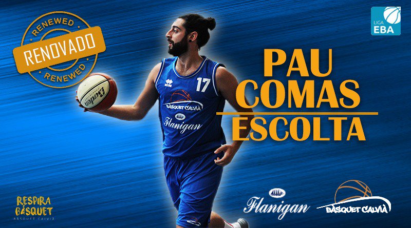 Webesport's tweet photo. #NotiWE Baloncesto, Liga EBA. Pau Comas renueva con el Flanigan Calvià.
https://t.co/ELWndr9V0V https://t.co/uFNuZWrYnp