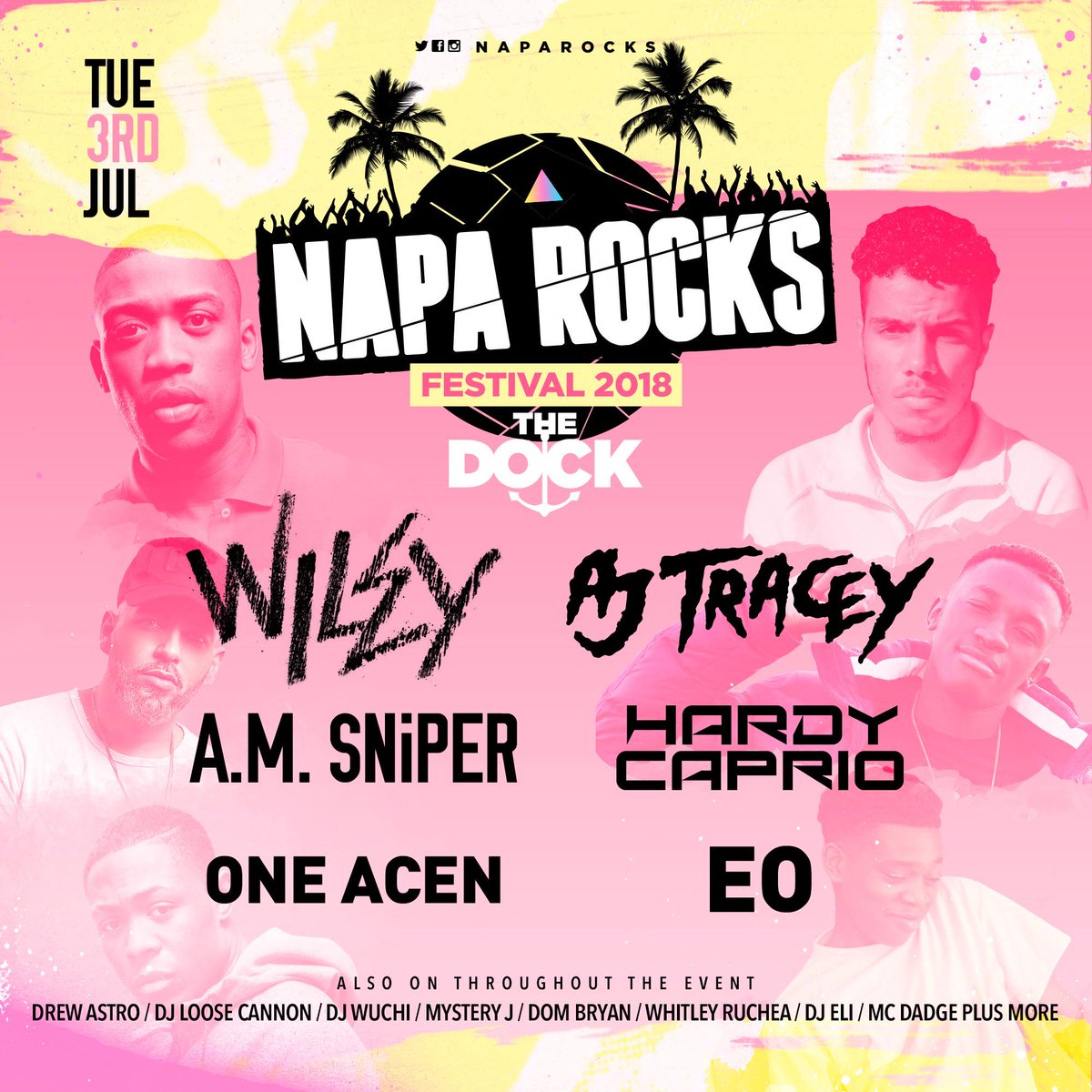 AyiaNapa2k26's tweet photo. 🌴NAPA ROCKS FESTS 2018 🌴

July 3rd ✅ 
Tickets: https://t.co/6hh4kaEvMH

July 10th ✅ 
Tickets: https://t.co/MvMCepGOe4

July 17th ✅
Tickets: https://t.co/Tw6QlVqlgp

💥💥💥

#AyiaNapa #AyiaNapa2018 https://t.co/Vof5BXIlqq