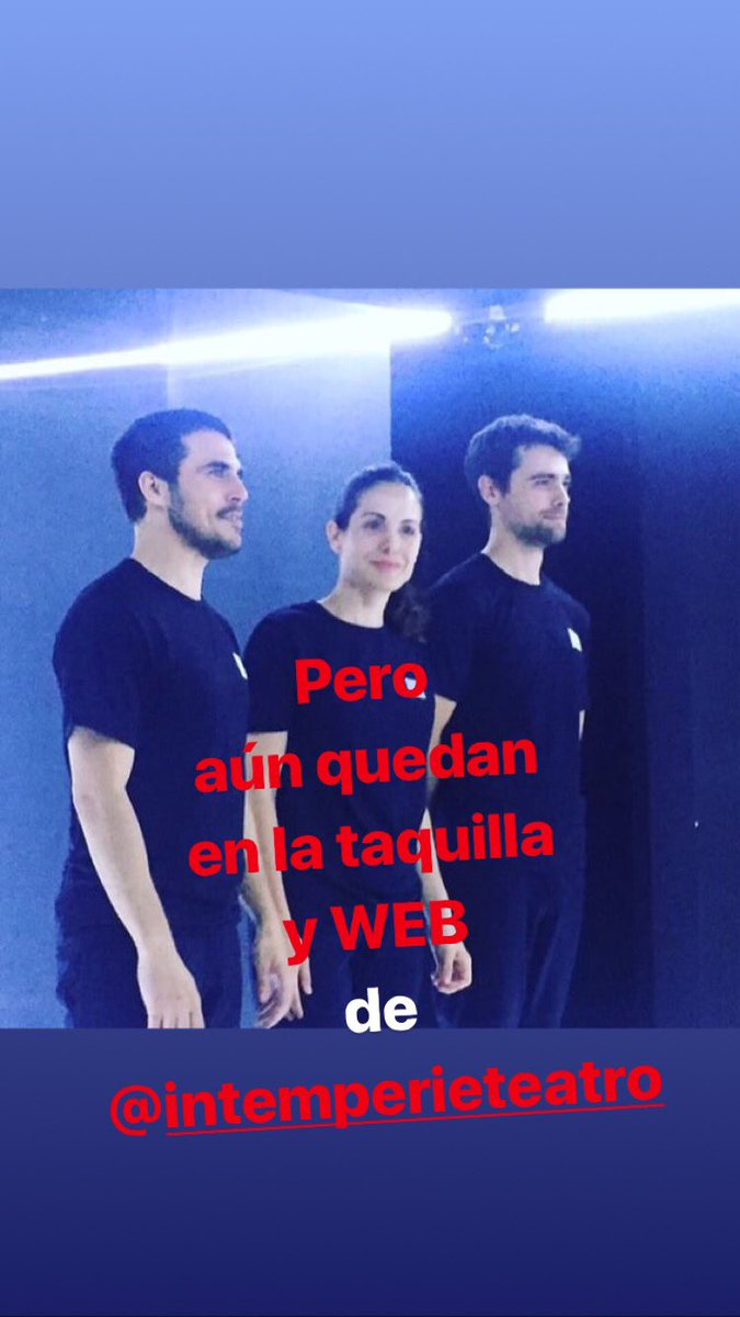 dis7opia's tweet image. #entradas #agotadas en la WEB de @atrapalo para TODOS LOS DÍAS. Pero AÚN QUEDAN en TAQUILLA y WEB de @intemperieteatr #CORRE