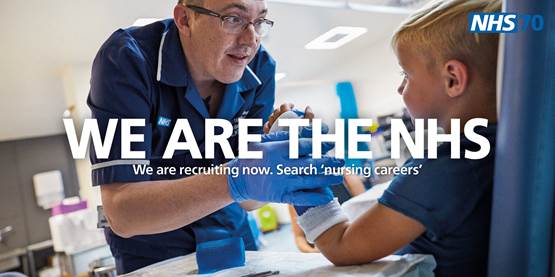 If you see the #WeAreTheNHS campaign anywhere, tweet us and let us know where you've seen our staff and hospitals! Let's see how far it gets! #NHS70 ❤️🏥👩‍⚕️🗞️📺🚌🚄 #WeAreEKHUT