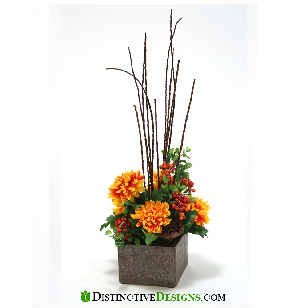 DistinctveDsgns's tweet photo. Flame Chrysanthemums with Red Berries and Brown Caba Spines in Square Bronze Planter (7622)
#artificialplants #interiordesign #manufacturer #wholesaleflowers #permanentbotanicals #highend #distinctivedesigns #trend #trendy #chrysanthemums https://t.co/iVSMECyUJa https://t.co/vU4feBCMv5