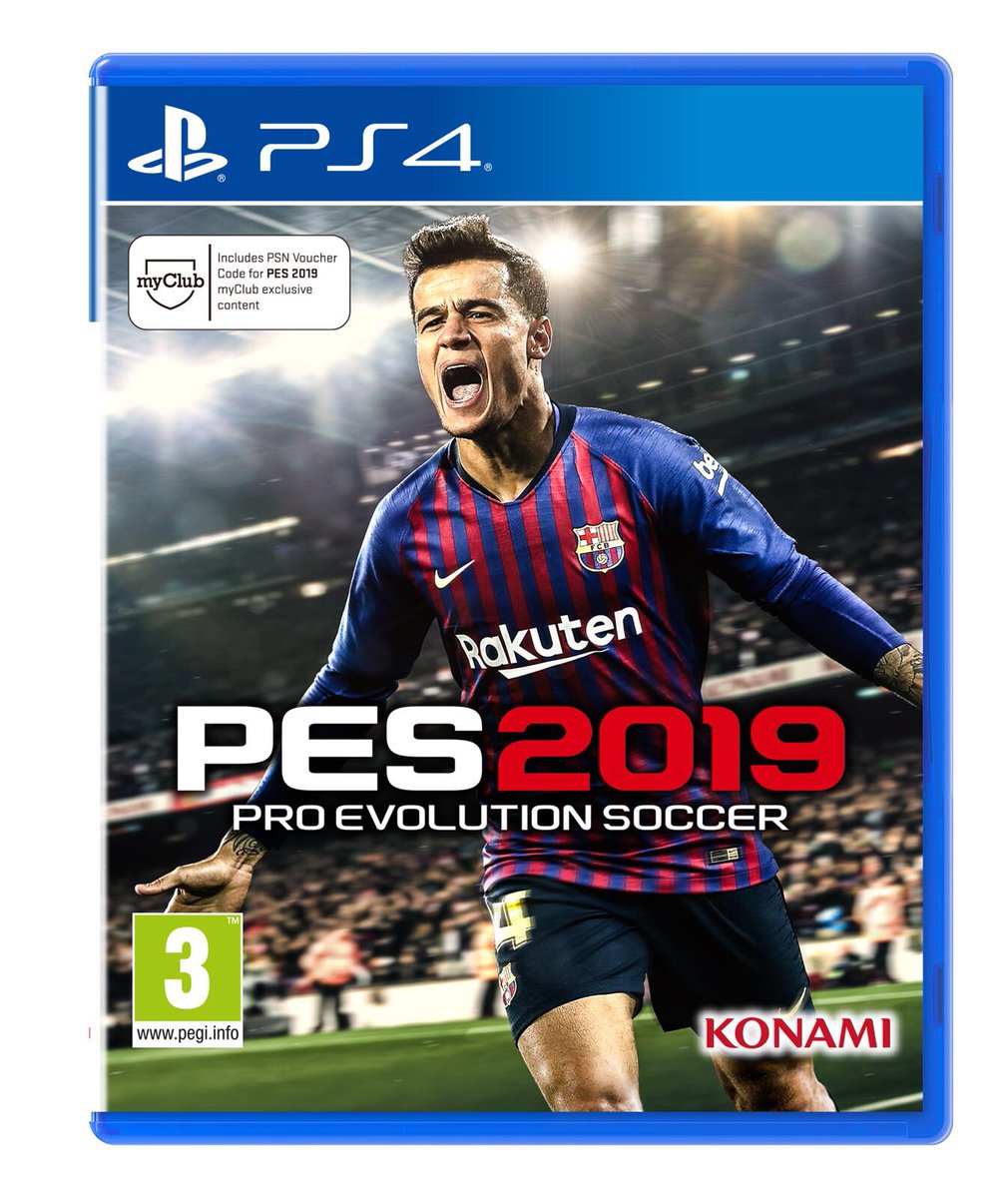 It feels amazing to be the global cover star for #PES2019. I can’t wait to play and feel #ThePowerofFootball!