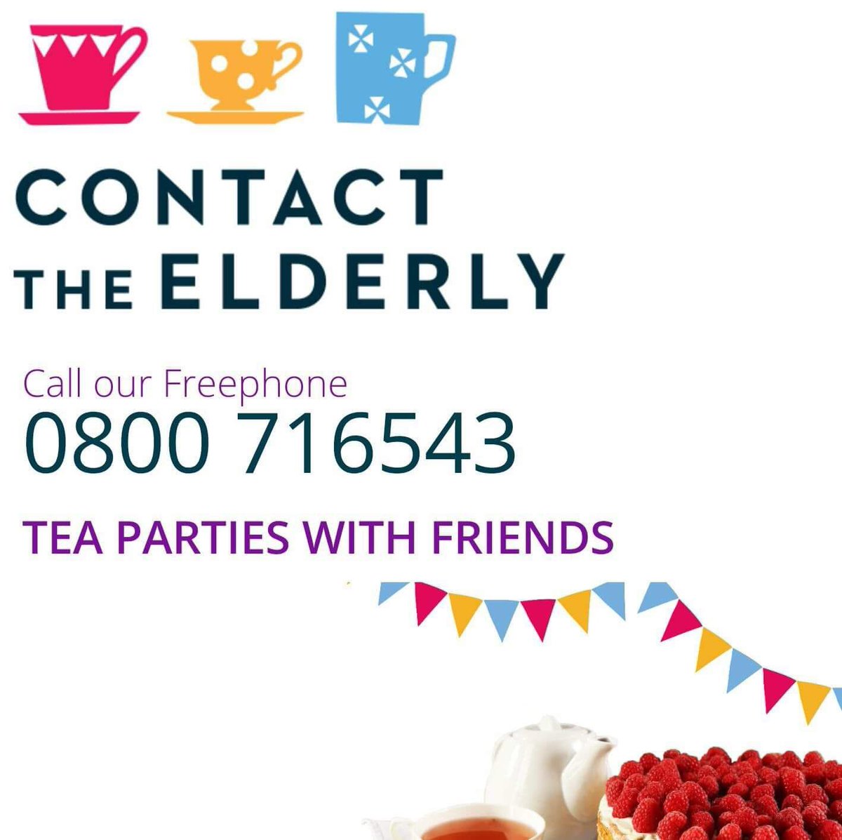 jenn_ifer45's tweet image. Would you like to #volunteer with us @contact_teas ? Currently looking for volunteers to drive or host a tea party in #Dundee #Perth #Kirkcaldy. To find out more contact me at Jennifer.kaney@contact-the-elderly.org.uk #endloneliness #teaandcake #bakingandblether