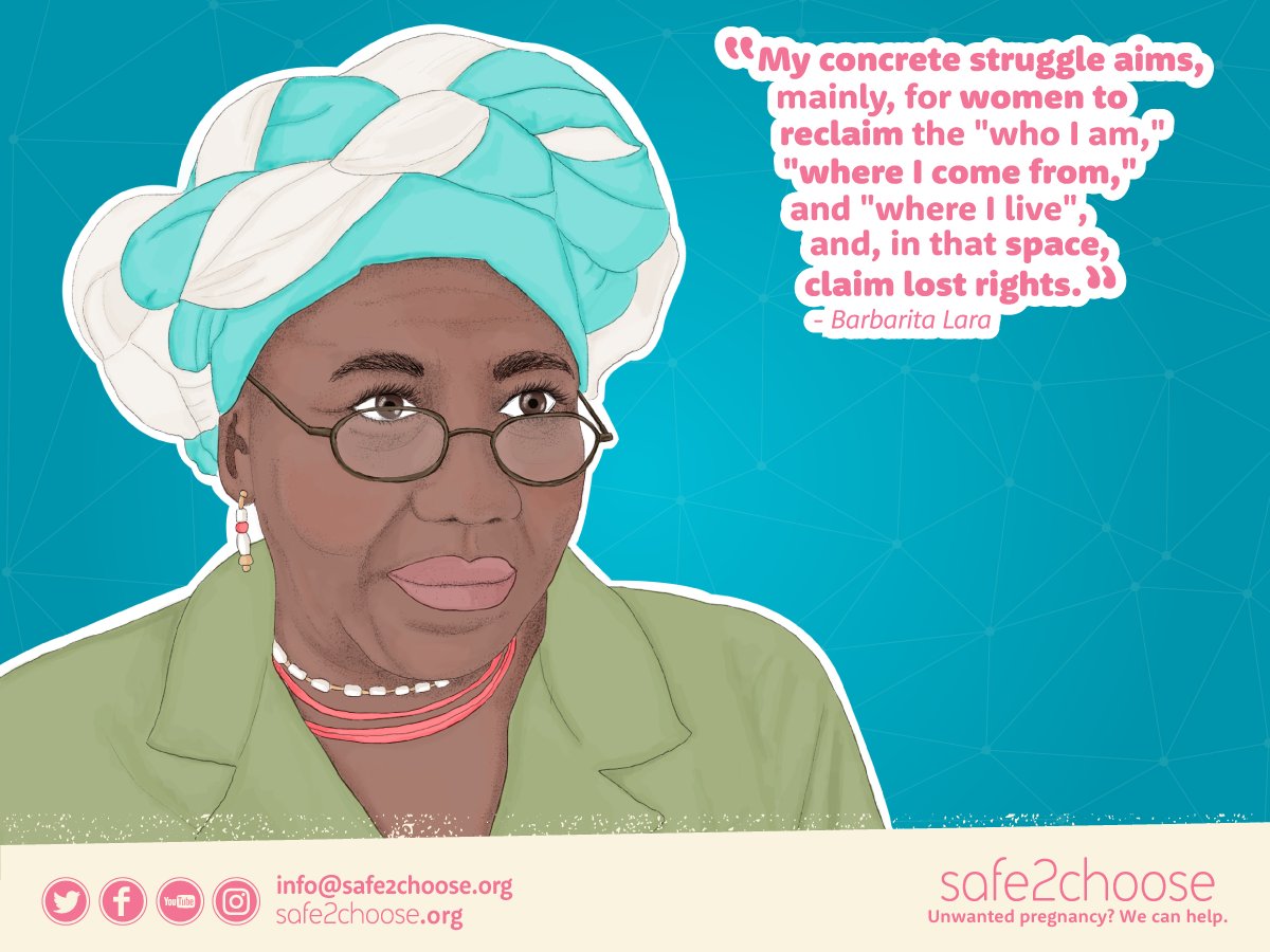safe2choose's tweet photo. Teacher and coordinator of the National Council of Black Women (Conamune), Barbarita Lara, fights for the rights of #afroecuadorian women.  #Ecuador #Conamune https://t.co/tZdtj2aiol