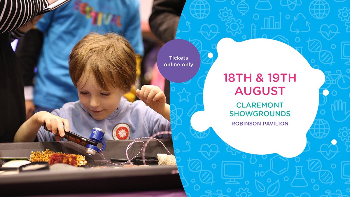 perthobs's tweet photo. #Perth #WA It's back again in 2018, @PerthSciFest will be held on the 18th - 19th of August from 10am - 5pm at Claremont Showgrounds Robinson Pavilion. Check out https://t.co/xeTA2bJVs5 for more details #perthnews #PerthSciFest #scienceweek #perthsciencefestival #funwithscience https://t.co/nxqMMmYeON