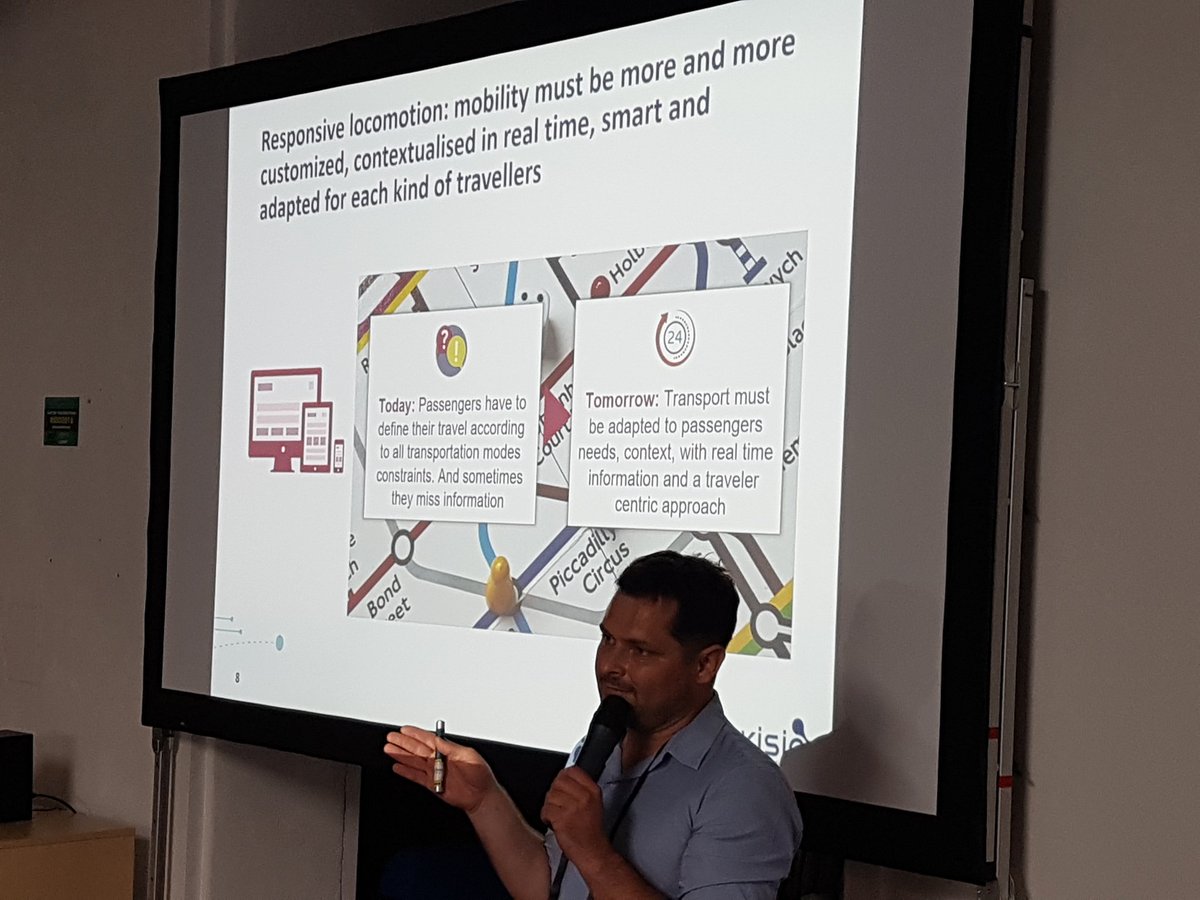 PDLpro's tweet photo. #IDD2018 #Innovation #climat
@bbilloud : @KisioDigital développe le concept de #ResponsiveLocomotion pour inverser le rapport à la #Mobilité 👉 plus de personnalisation.
Condition = plus d' #OpenData
cc @IdeasLabFrance https://t.co/CUNpkfAJny