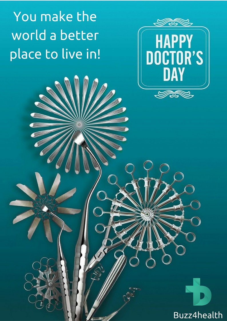 Buzz4Health's tweet photo. Happy Doctors Day! #HappyDoctorsDay https://t.co/5ajcCIQ4rM