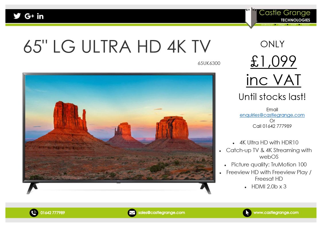 £150 cheaper than Currys... Just saying!
#CGTOfferOfTheWeek 

We can install too!