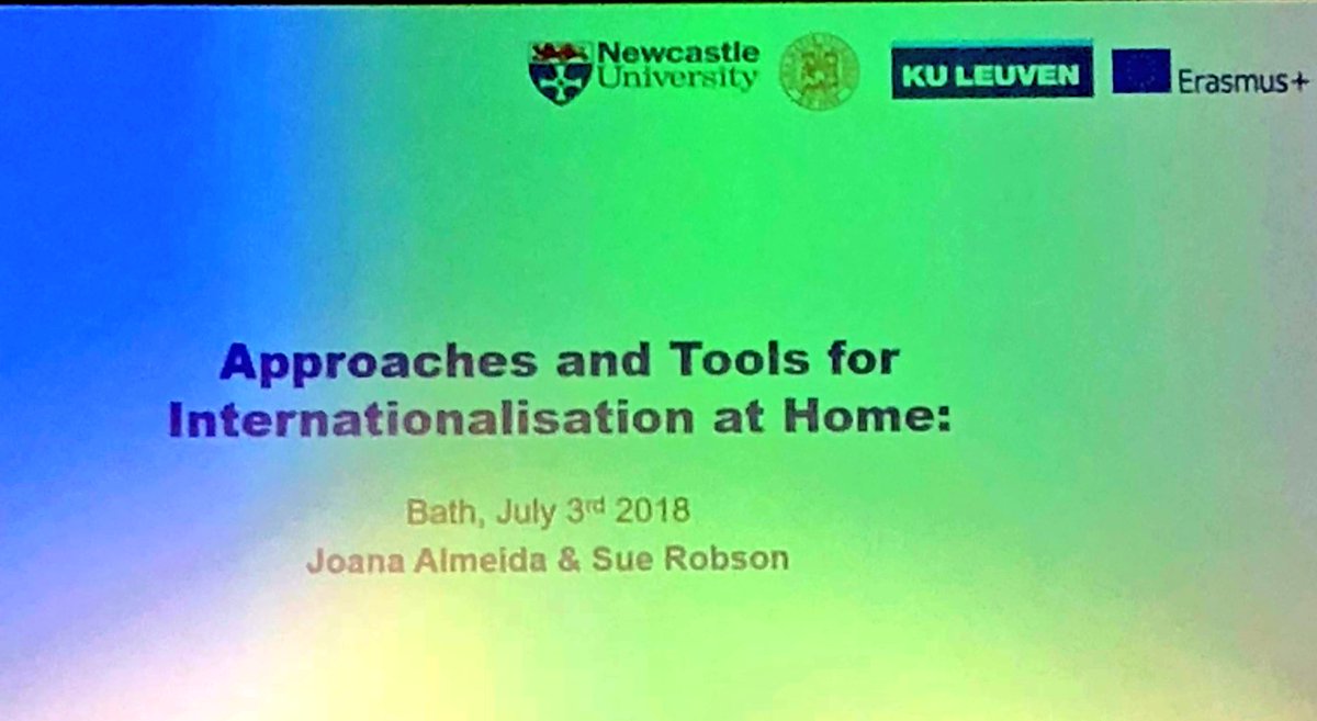 sas_macpherson's tweet photo. Pleased to be at the @EUErasmusPlus KS2 conference today with @AlunHardman at @UniofBath sharing good practice about #Internationalisationathome #mobility #enhancingemployability @CSS_StudyAbroad https://t.co/YXH79sd41H