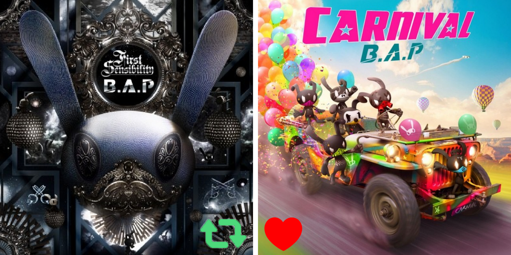 DailyzMag's tweet photo. {BATTLE ๐ข}
#FirstSensibility VS #Warrior ๐
Un RT pour First Sensibily
Un โค๏ธ pour Carnival
Qui ira en final du meilleur album ? C'est ร vous les #Baby'z de voter ! https://t.co/65GQ9ZQgTL