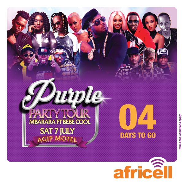 DouglasLwangaUg's tweet photo. 4 Days left🔥🔥🔥 #PurplepartyTour Mbarara https://t.co/0pU32Wxe9B
