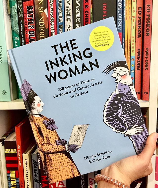 Cartoonmuseumuk's tweet photo. Today we use the words of our curator Anita O'Brien to describe this #makecomicsnotwar.
The Inking Woman
"This book, and the exhibition which inspired it, reveals a wealth of women's wit and insight spanning some 250 years. In it, you will find a wide-ra… https://t.co/waJ8mryWOA https://t.co/75p7mQgFJc