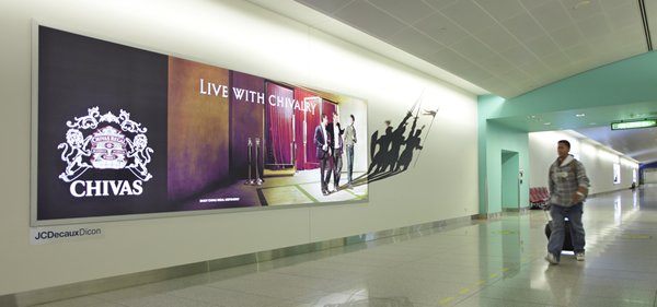 The ˜Shadows’ execution is positioned alongside the walkway between arrivals and departures of T1 and in T3

Chivas Regal has installed new light box advertising display featuring the latest execution of its ˜Live With Chivalry’ advertising campaign at Dubai International Airport