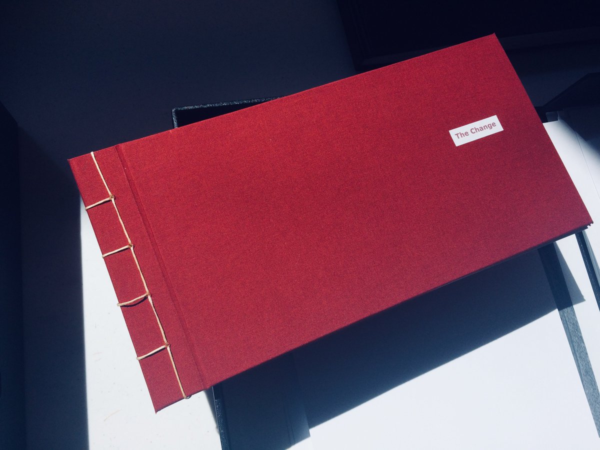 BAPhotoOCA's tweet photo. Hand made, bound and side stitched, a personal exploration of physical change from one of our level 1 students #weareoca #assess2018 https://t.co/MAAcSWsDyT