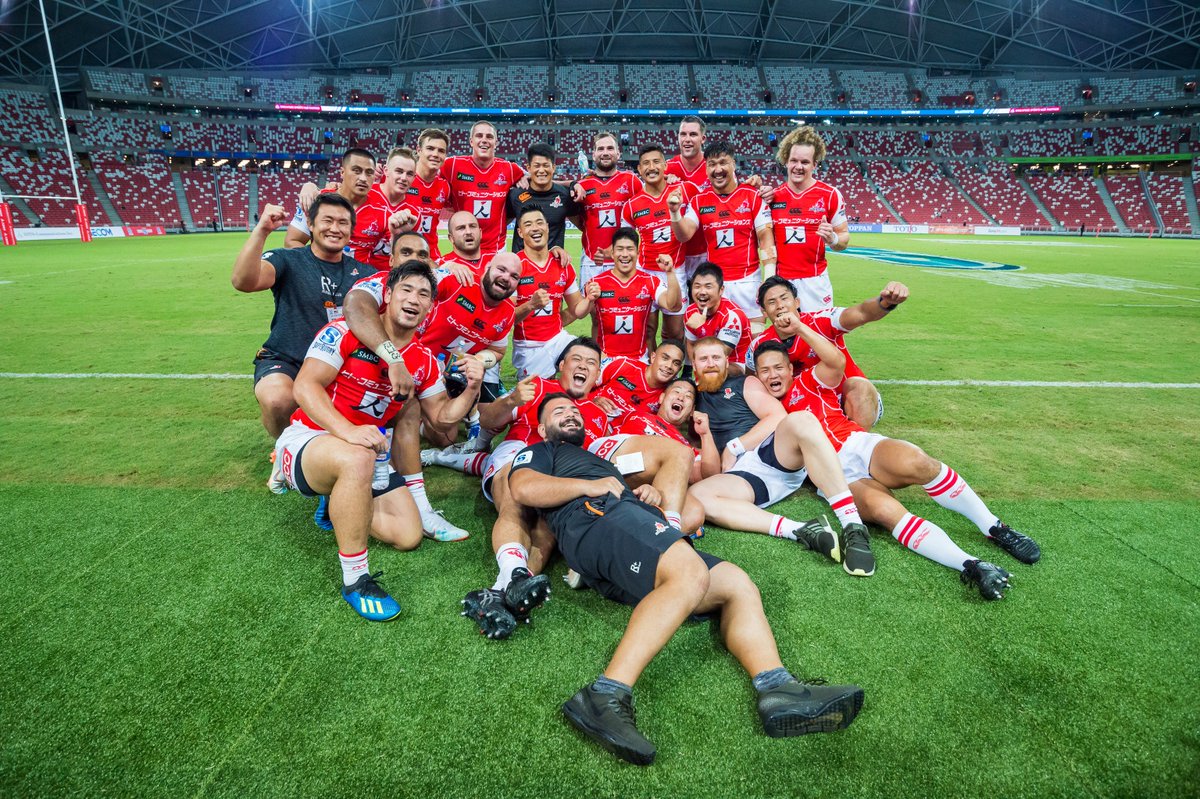 thekallangsg's tweet photo. Historic win clocked for Singapore's adopted home team, SUNWOLVES, with a final score of 42-37 against South Africa's BULLS! 

Relive the excitement from these highlight pictures &amp; tag your friends! #SUNvBUL #RuckInTheHub #SuperRugby https://t.co/wQsDM28EYp